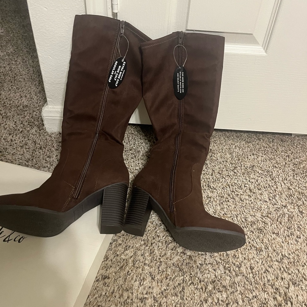 Chic Brown Heeled Boots - Style & Co.